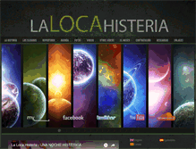 Tablet Screenshot of lalocahisteria.com